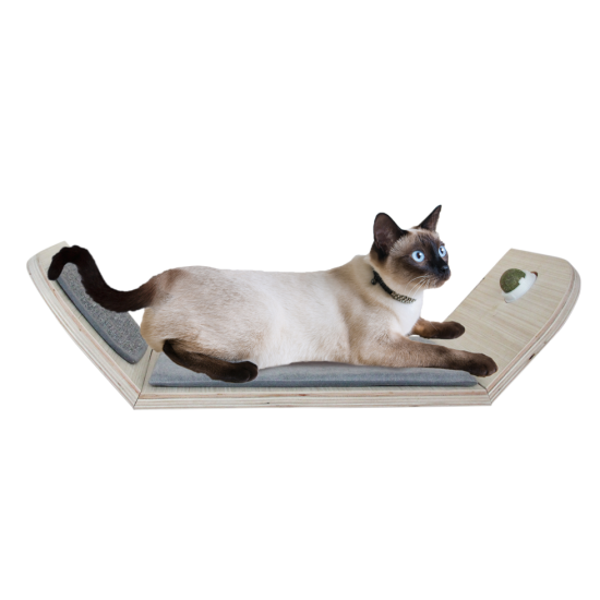 AFP Skywalk Scratcher Lounge Bed met Catnip Bal