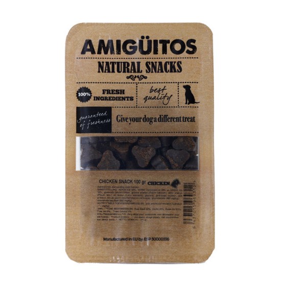 Amiguitos Dogsnack Kip (varken & vis)