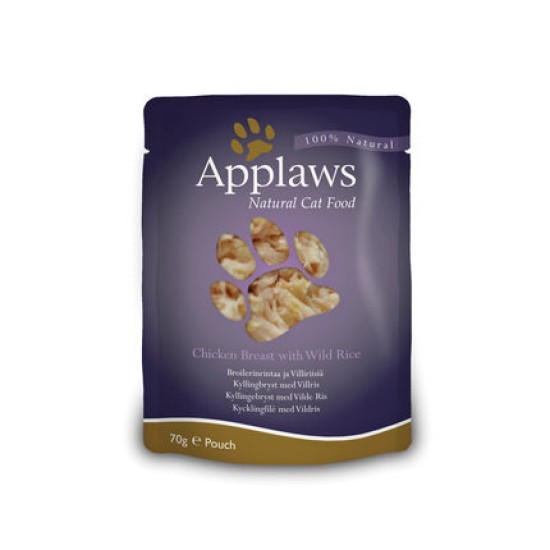 Applaws Cat Quick Serve Bouillon, kip & rijst