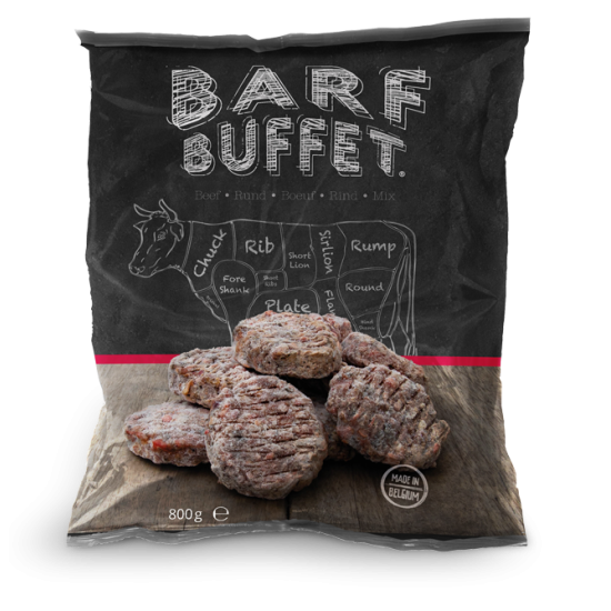 Barf Buffet Rundermix Hamburgers