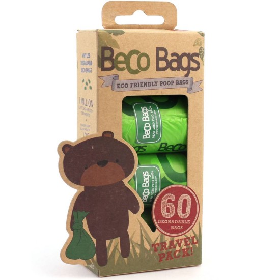 BecoBags poepzakjes, 4 x 15 stuks