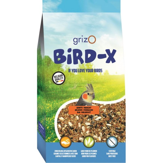 Bird-X Grote Parkiet Mengeling, 1 kg