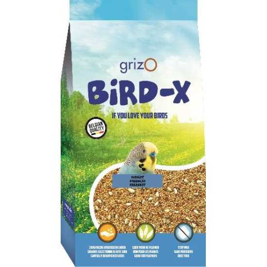 Bird-X Perruche Mengeling met Cardy, 1 kg