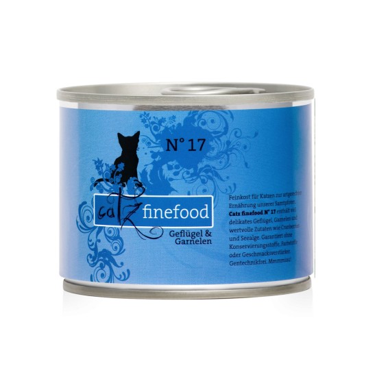 Catz finefood Blikvoer gevogelte & garnalen