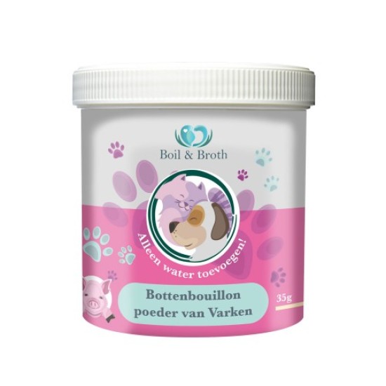 Boil & Broth Bottenbouillon poeder van Varken, 35 g