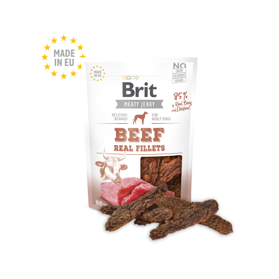 Brit Meaty Jerky Kip & Rund Fillets