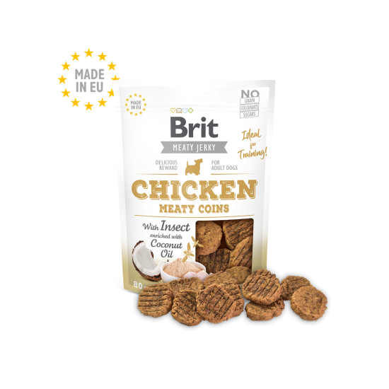 Brit Meaty Jerky Kip & Insect Meaty Coins