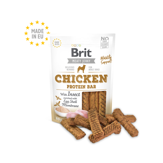 Brit Meaty Jerky Kip & Insect Protein Bar