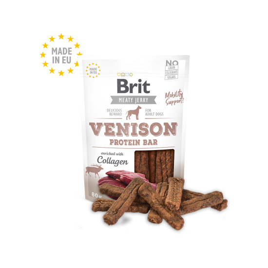 Brit Meaty Jerky Kip & Hert Protein Bar