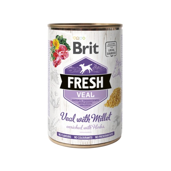 Brit Fresh Blikvoer Kalf met Kalkoen en Gierst