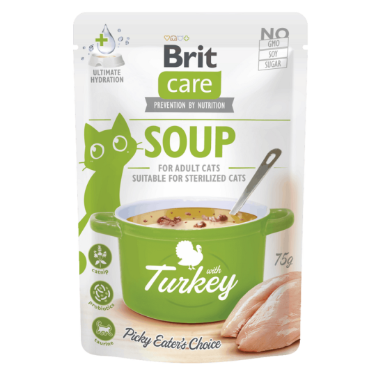 Brit Care Cat Soup Kip & Kalkoen