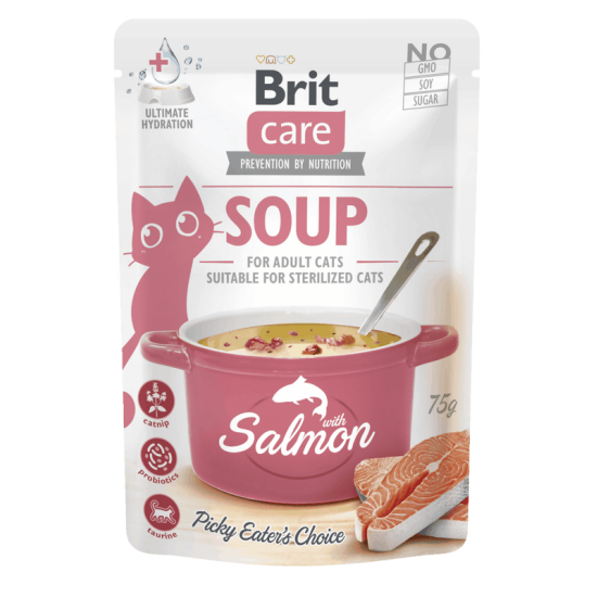 Brit Care Cat Soup Kip & Zalm