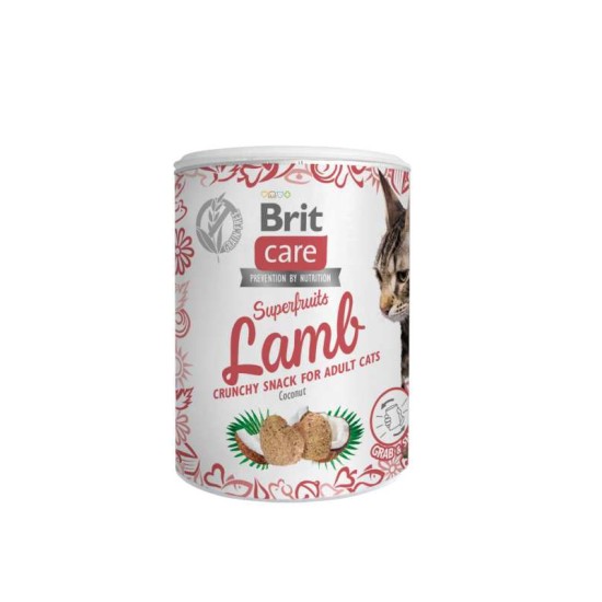 Brit Care Cat Snack Superfruits Lam