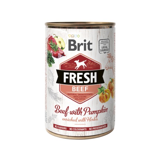 Brit Fresh Blikvoer Rund met Pompoen