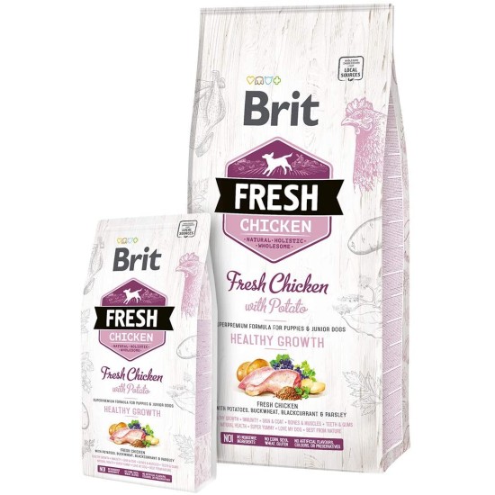 Brit Fresh Kip met Aardappel Puppy, 2,5 kg 