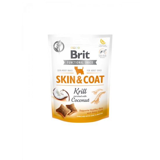 Brit Care Funct. Snack Skin & Coat Kril