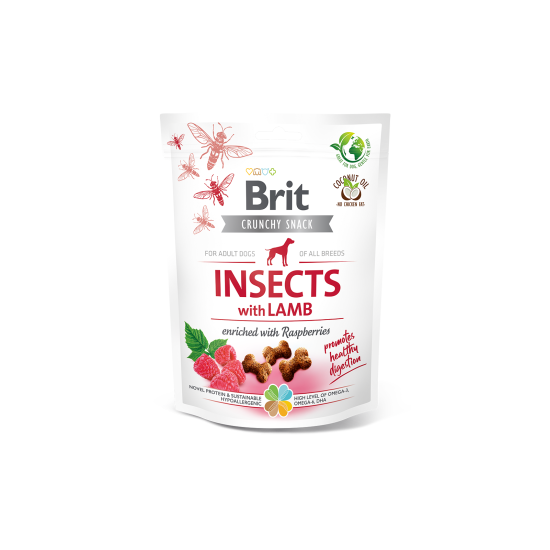 Brit Crunchy Snack Insect & Lam