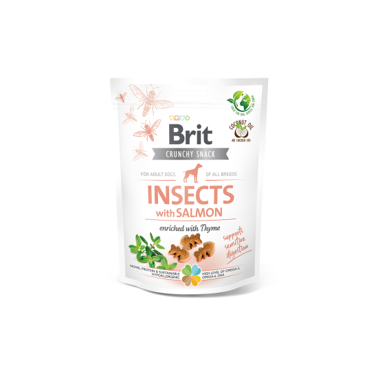 Brit Crunchy Snack Insect & Zalm