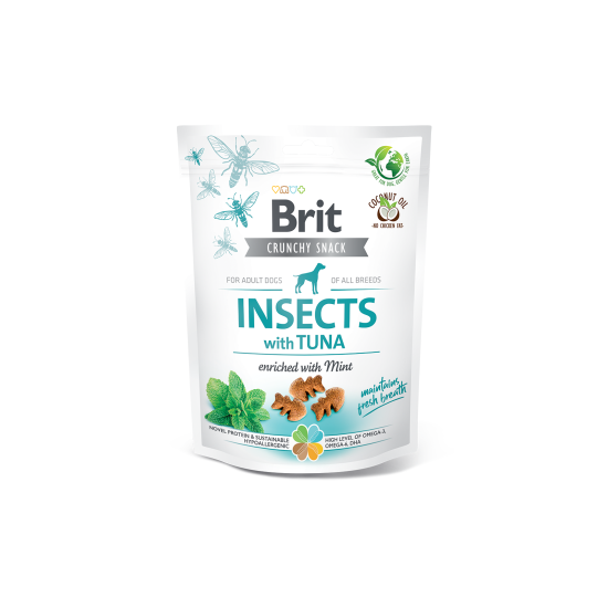 Brit Crunchy Snack Insect & Tonijn