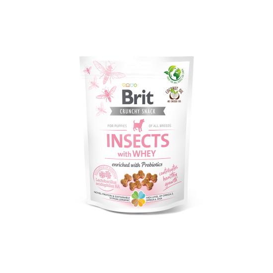 Brit Crunchy Snack Puppy Insect & Wei