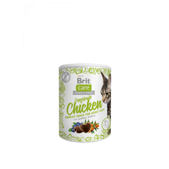 Brit Care Cat Snack Superfruits Kip