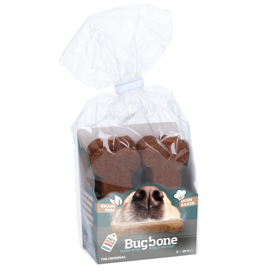 Bugbone Koeken met Insecten, Medium (6 x 30 g)