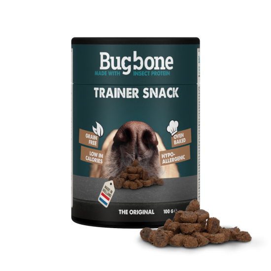 Bugbone Trainer Snack met Insecten