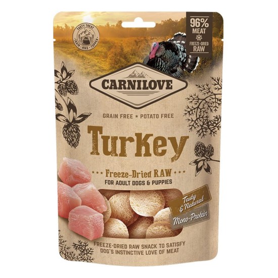 Carnilove Freeze Dried Snacks Kalkoen