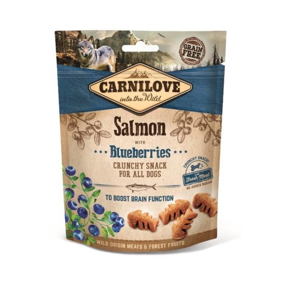 Carnilove Hond Crunchy Snack Zalm met Bosbessen