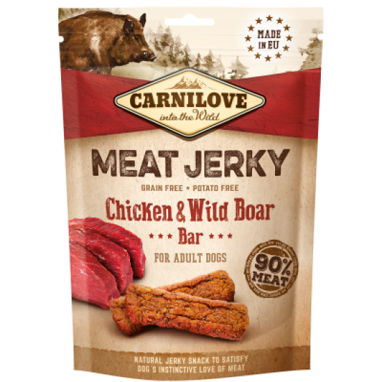 Carnilove Jerky Kip & Wild Zwijn Bar