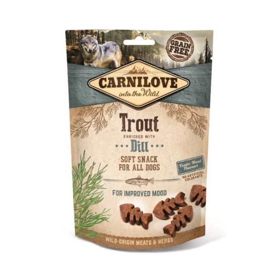 Carnilove Hond Soft Snack Forel met Dille