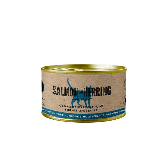 Celtic Connection Cat Blik Zalm & Haring, 90 g