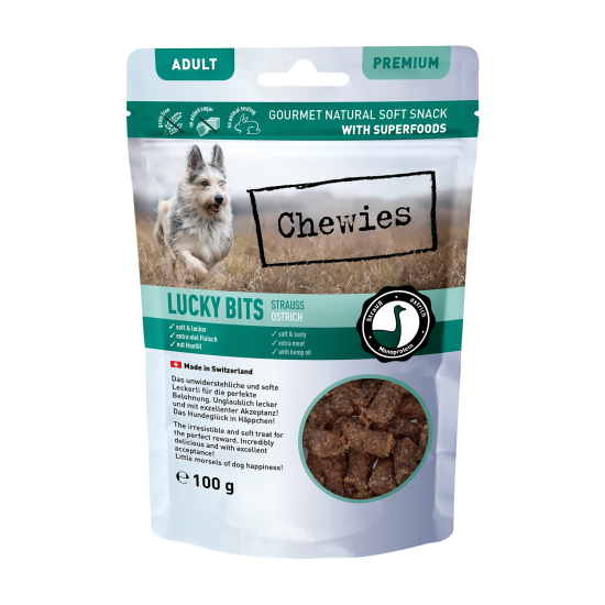 Chewies Lucky Bits Struisvogel Adult