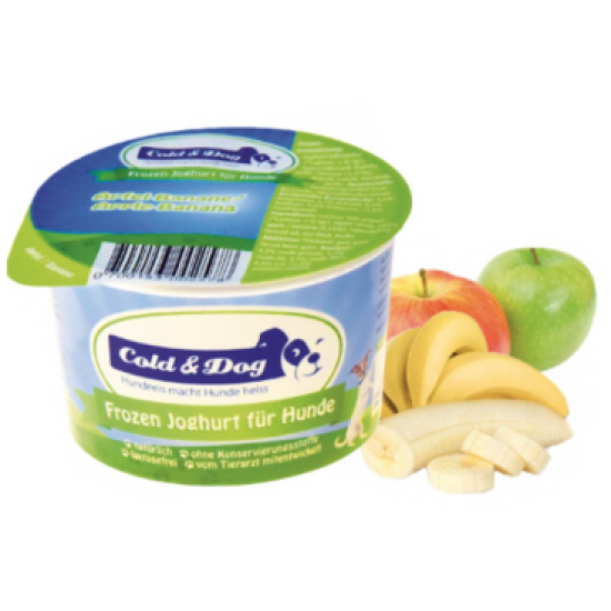 Cold & Dog Frozen Yogurt Appel & Banaan