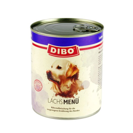 Dibo Blikvoer Menu Zalm en Rund, 400 g