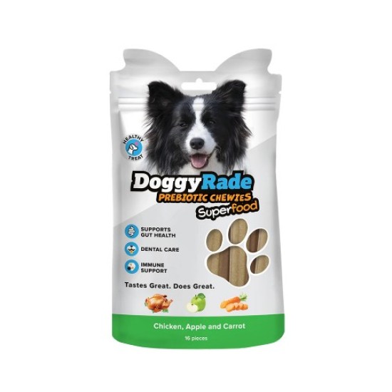 DoggyRade Prebiotic Superfood Chewies met Kip & Appel