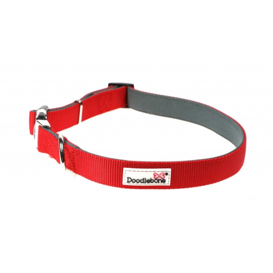 Doodlebone Padded Collar Ruby, 1-2