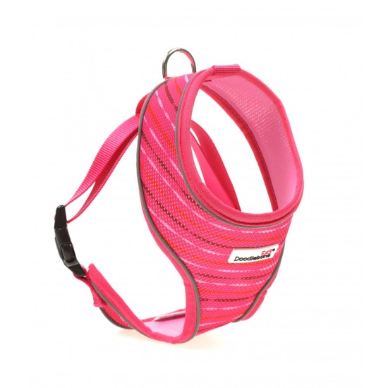 Doodlebone Pattern Airmesh Harness Pink Addiction, 1