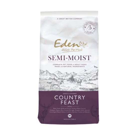 Eden Dog Semi-Moist Country Feast, 2 kg