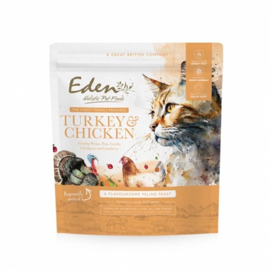 Eden Cat Feline Feast Turkey & Chicken