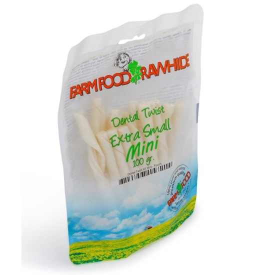 Farm Food Rawhide Mini Dental Twist