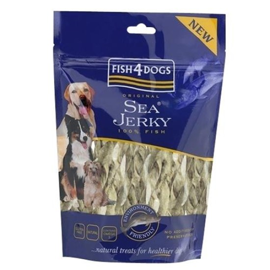 Fish4Dogs Sea Jerky Fish Twists, 100 g