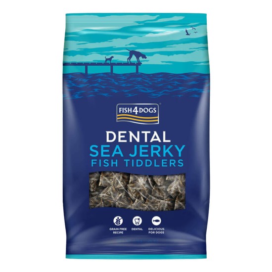 Fish4Dogs Sea Jerky Tiddlers, 115 g