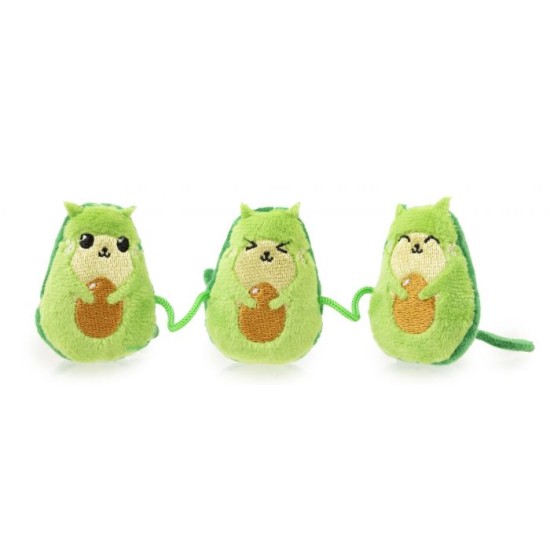 FuzzYard Cat Toy Avocados 3 On a String