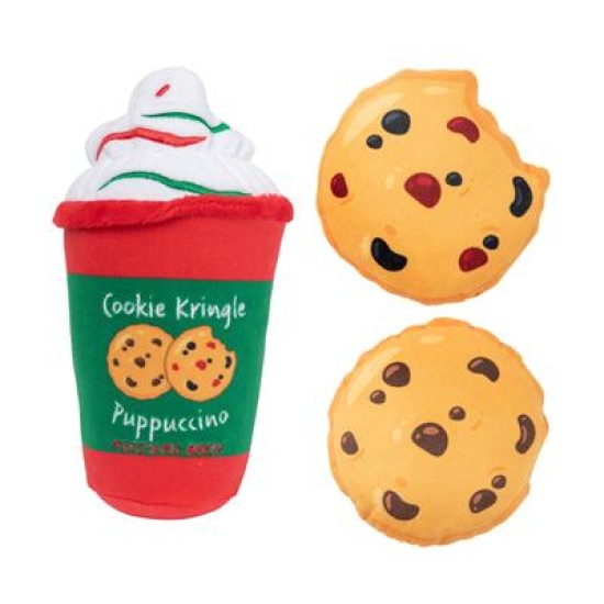 FuzzYard Xmas Puppuccino & Cookies 3pk