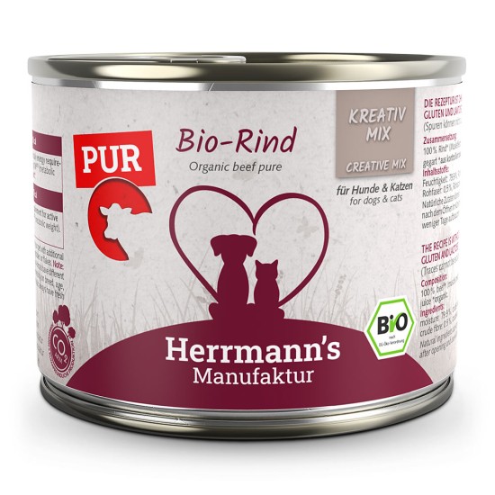 Herrmanns Bio Puur Rund, 200 g (blik)