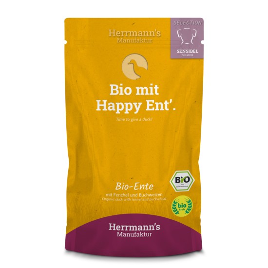 Herrmanns Bio Sensitive Eend met Venkel, 150 g