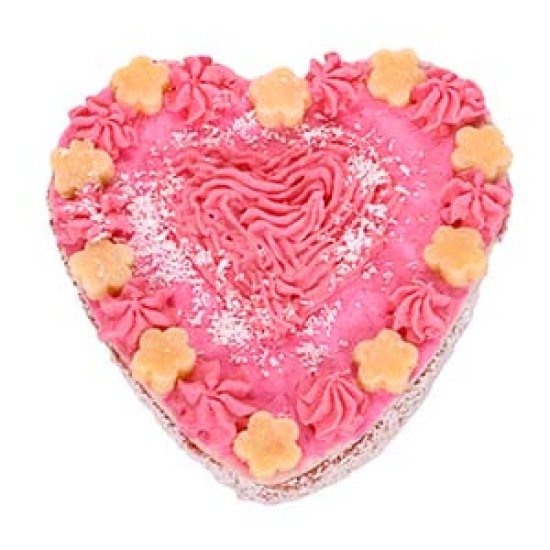 Hondentraiteur Taart Rund Love 300 g, Pink