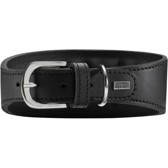 Hunter Halsband Greyhound Soft Zwart, XS 32