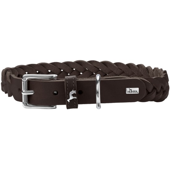 Hunter Halsband Solid Education Bruin, S 45